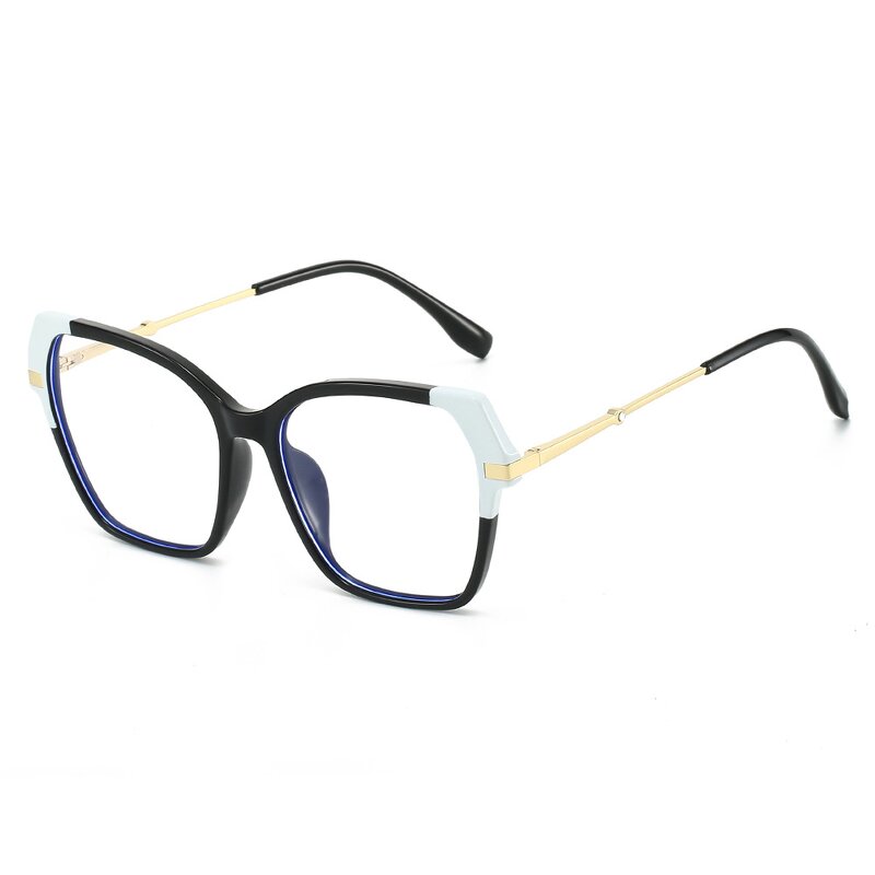 Eyeglasses Factory - OEM Custom Fashion Red Leopard Patchwork Retro