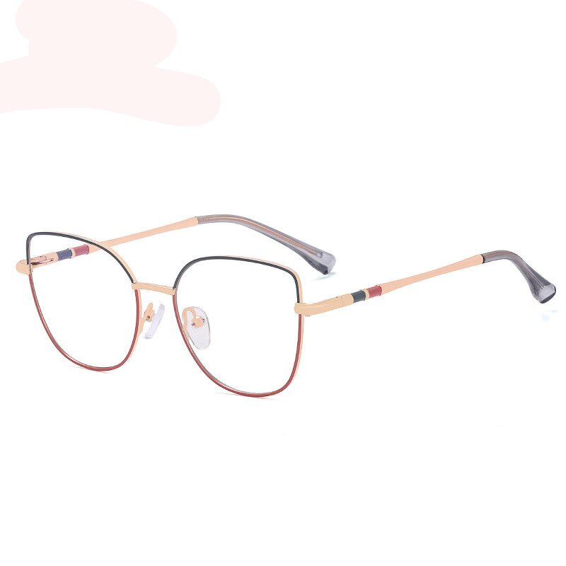 Kids Glasses Factory - OEM Custom Clear Polygonal Metal Frame Eyewear