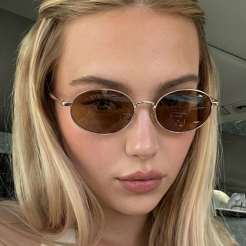 Sunglasses Manufacturer - OEM Custom Luxury Oval Metal Frame