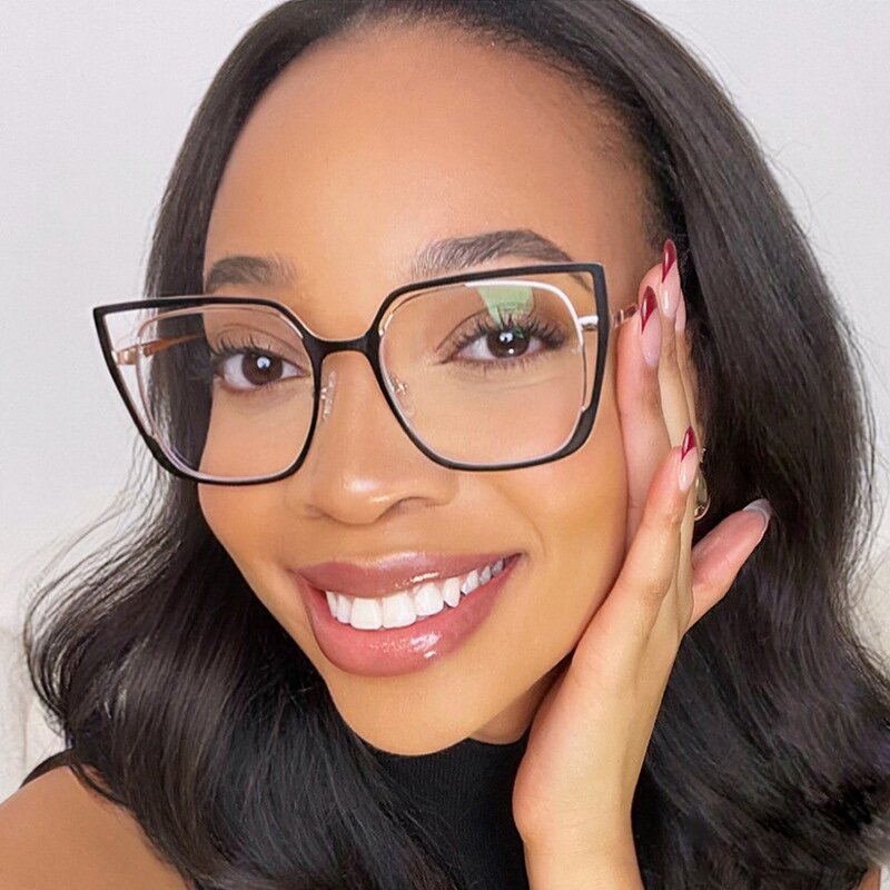 Eyeglasses Factory - OEM Custom Fashion Green Blue Oversized Square