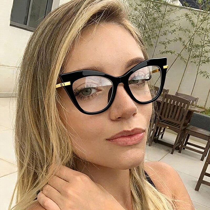 Anti Blue Light Glasses Manufacturer - OEM Custom Fashion Big Cat Eye