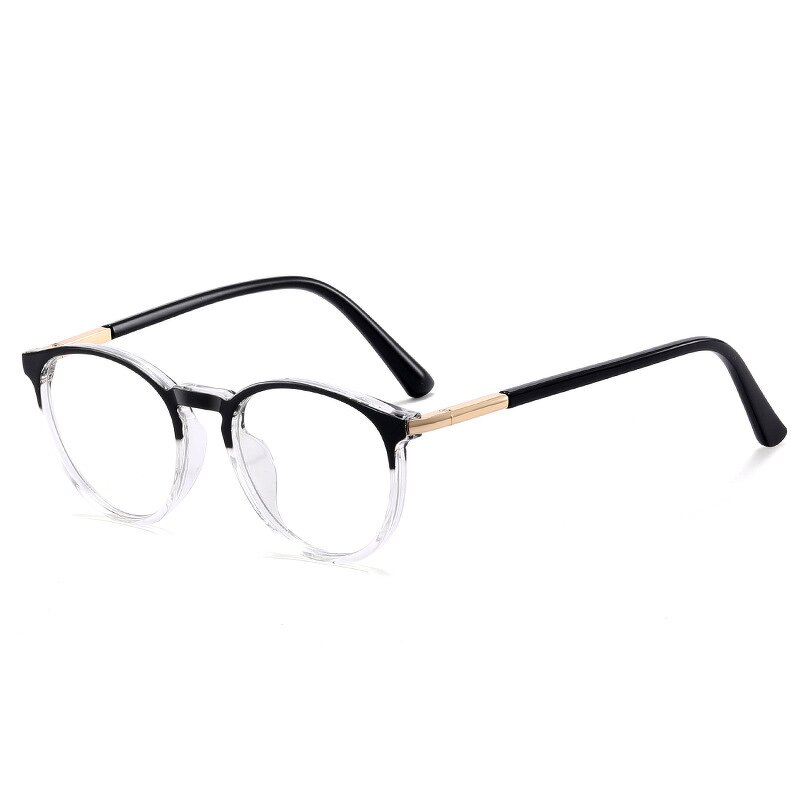 Computer Glasses Frame Factory - OEM Custom Transparent Round Eyewear