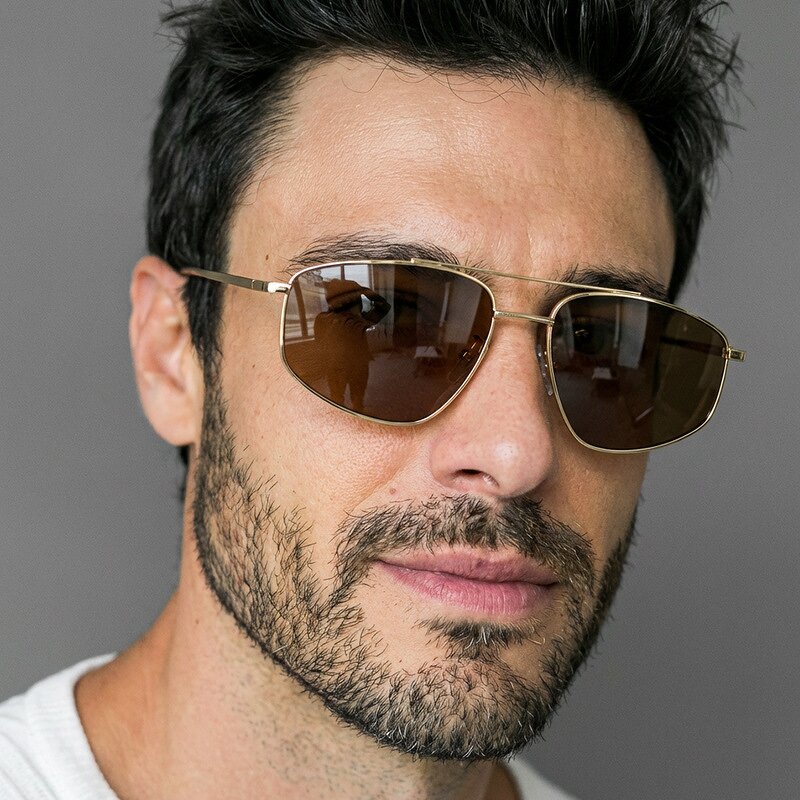 Sunglasses Manufacturer - OEM Custom Metal Twin Bridges Pilot