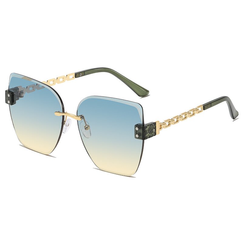 Sunglasses Factory - OEM Custom Rimless Gradient Polygon Luxury