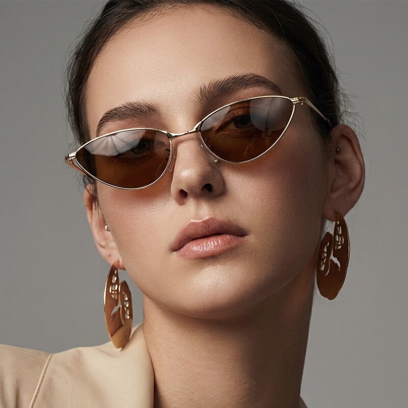 Sunglasses Factory - OEM Custom Classic Vintage Cat Eye Metal
