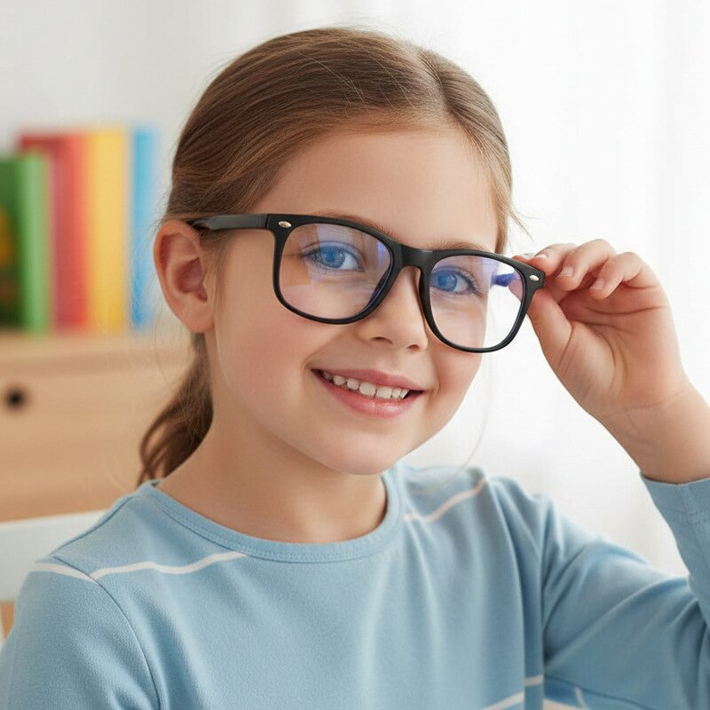 Anti Blue Light Glasses Manufacturer - OEM Custom Kids Soft Frame Square