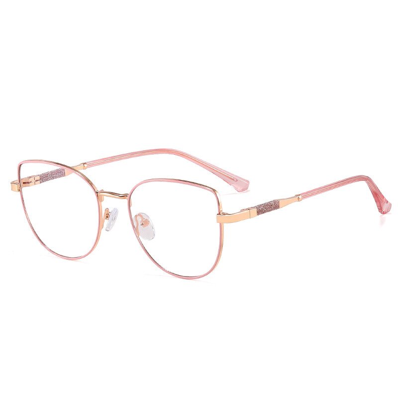 Prescription Glasses Factory - OEM Custom Retro Cat Eye Anti Blue Light