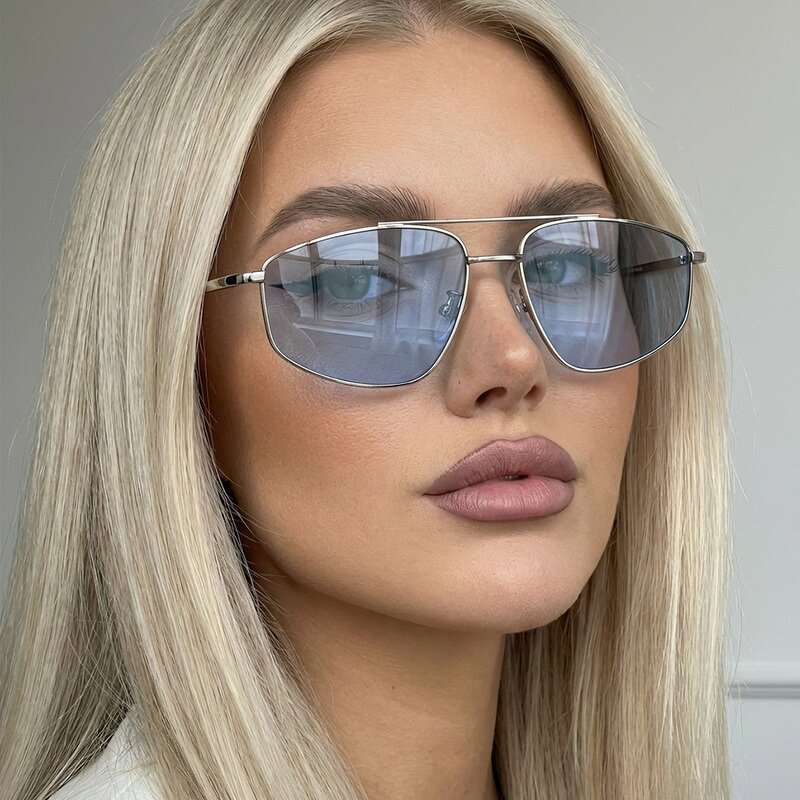 Sunglasses Manufacturer - OEM Custom Metal Twin Bridges Pilot