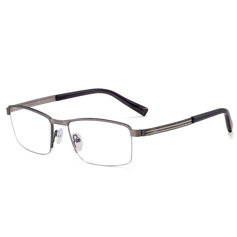 Business Glasses Manufacturer - OEM Custom Ultralight Semi-Rimless Metal