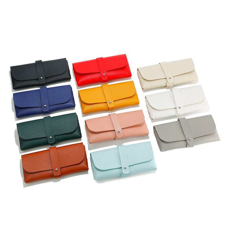 Glasses Case Factory - OEM Custom PU Leather Protective Cover Bag