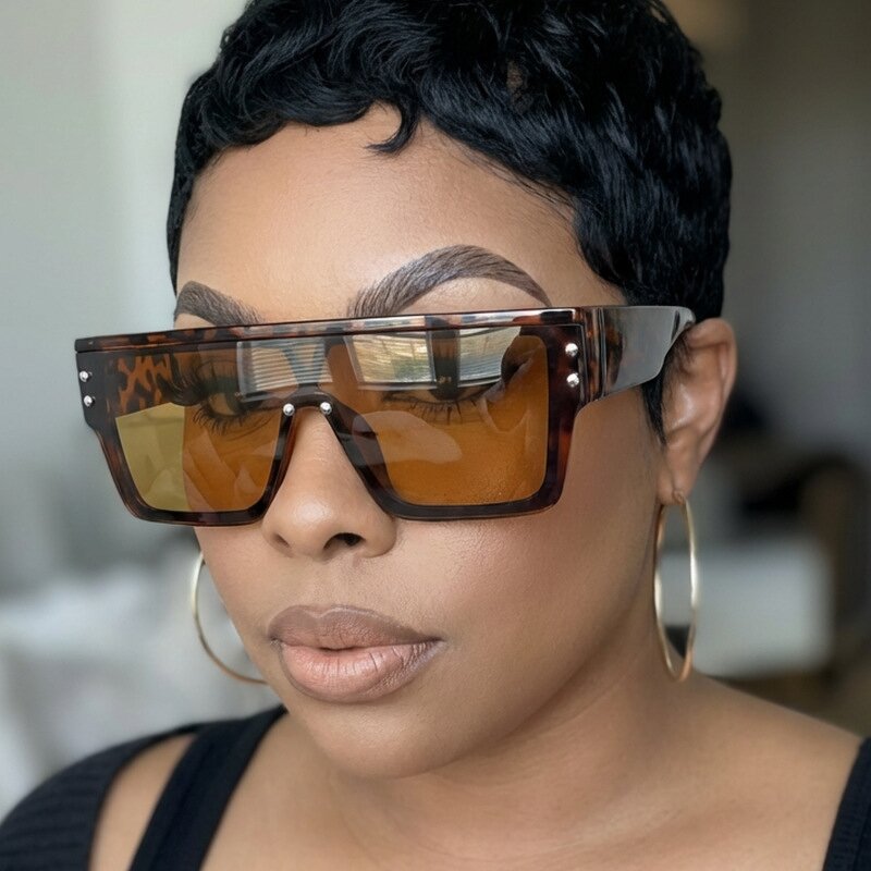 Sunglasses Manufacturer - OEM Custom Big Frame Square Rivets