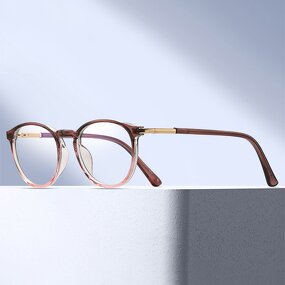 Computer Glasses Frame Factory - OEM Custom Transparent Round Eyewear