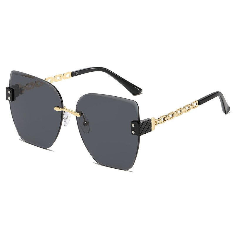 Sunglasses Factory - OEM Custom Rimless Gradient Polygon Luxury