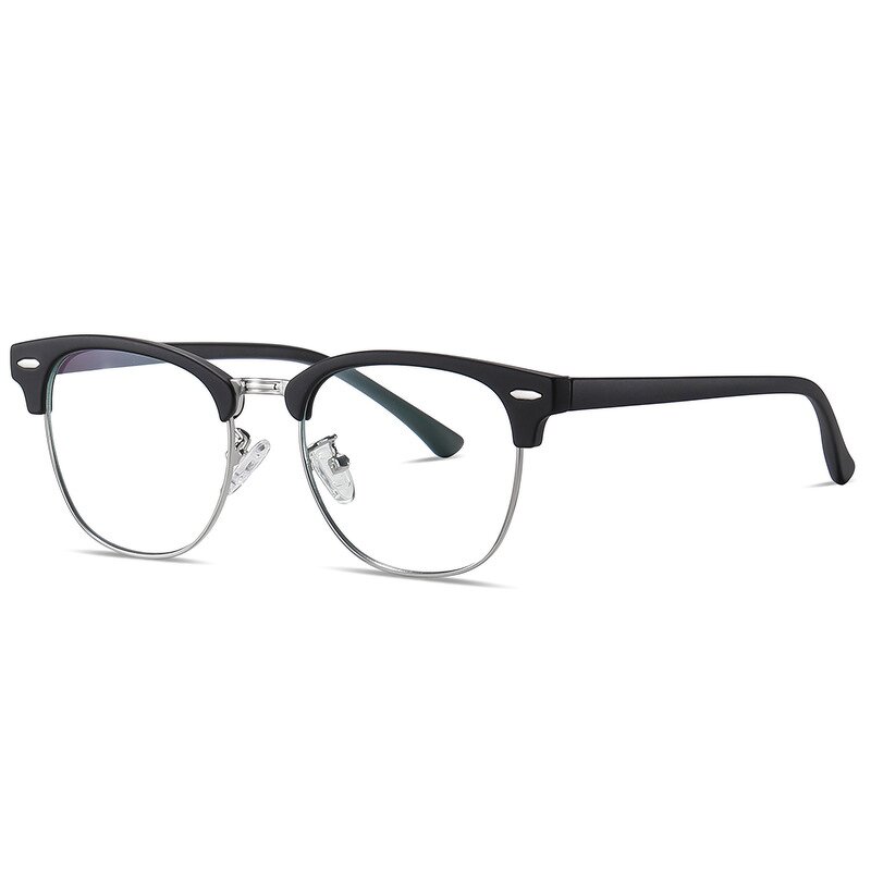 Kids Eyeglasses Manufacturer - OEM Custom Retro Half Frame Metal Optic