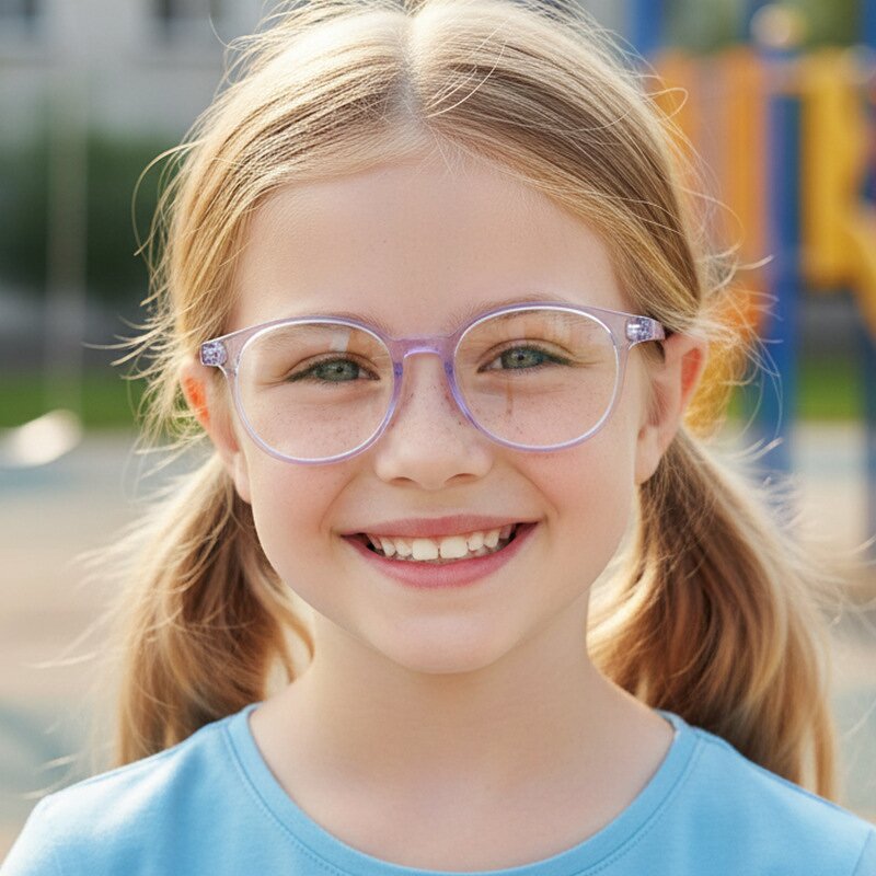 Kids Blue Light Glasses Factory - OEM Custom Silicone Frame Clear Lens