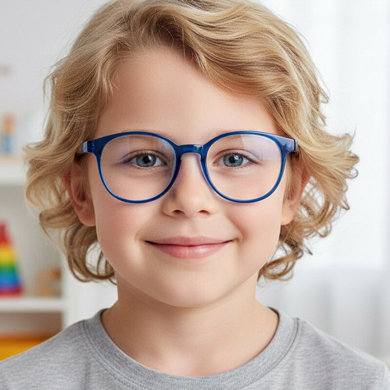 Kids Blue Light Glasses Factory - OEM Custom Silicone Frame Clear Lens
