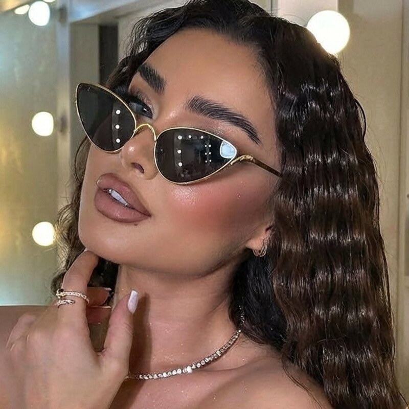 Sunglasses Factory - OEM Custom Cat Eye Luxury Brand Metal