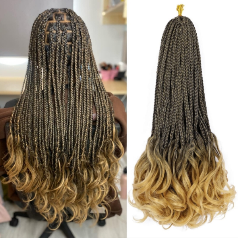 Best Selling bob Short Hair Wholesale goal and Green Check Over Deep Water Wave Wig Braid African Synthetic Wig