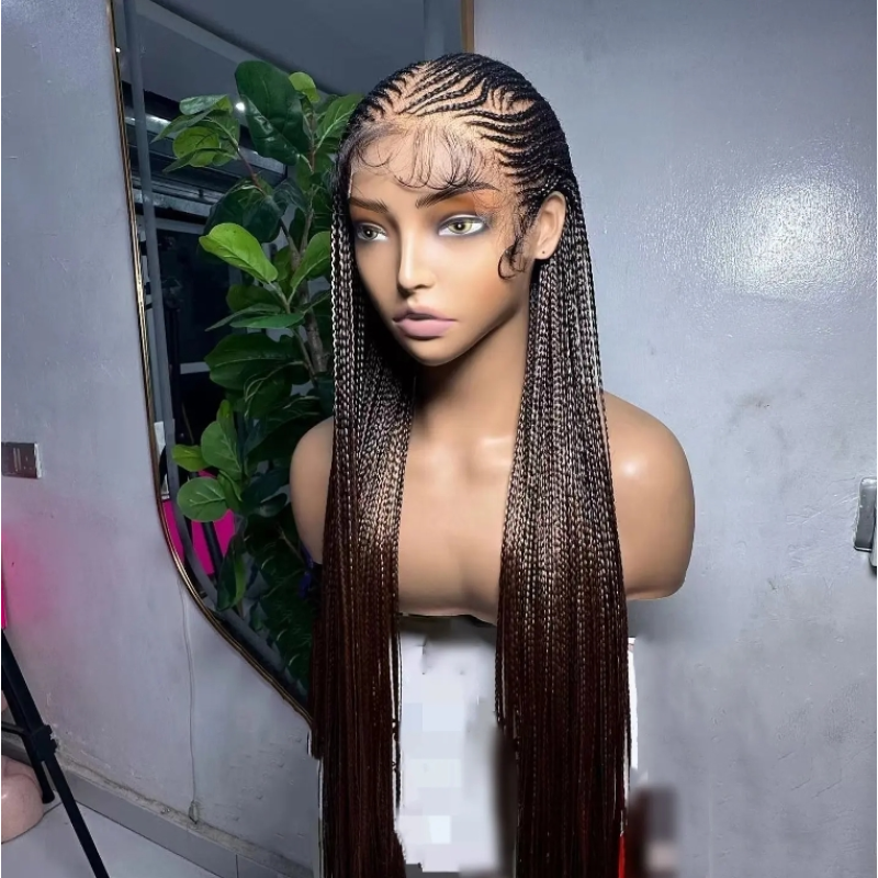 bob Hair Wholesale goal and Green Check Over Deep Water Wave Wig Braid