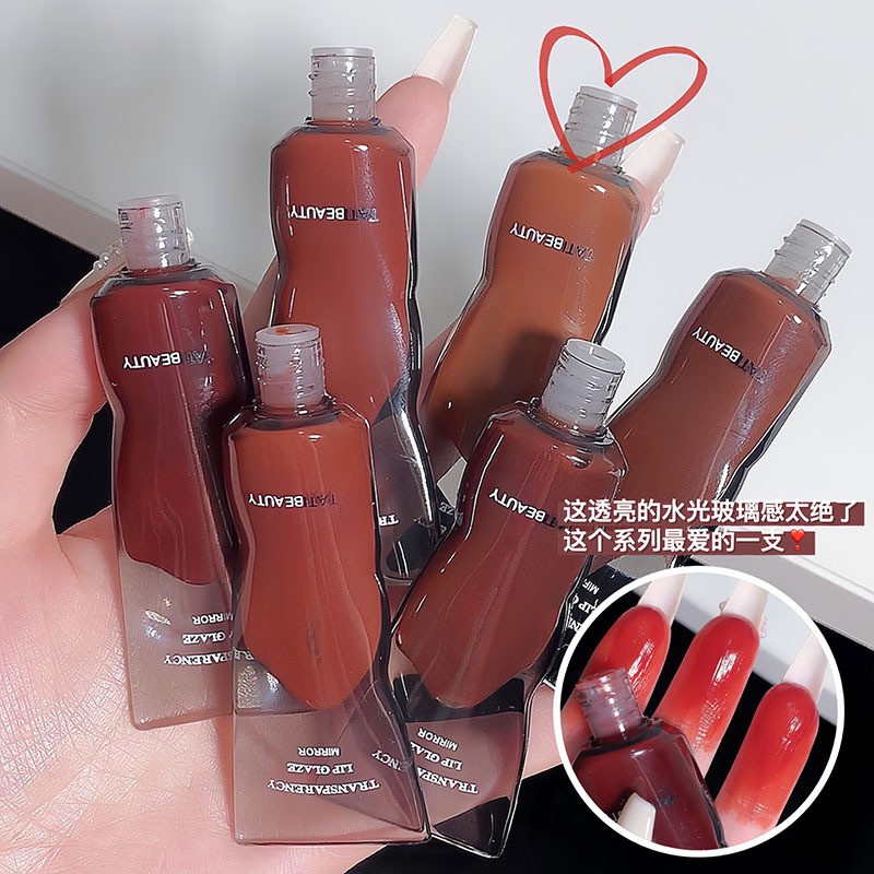 Water Gloss Mirror Lip  Oil High-Shine Liquid Lipstick Plumping Color Highly Pigmented Lip Glaze