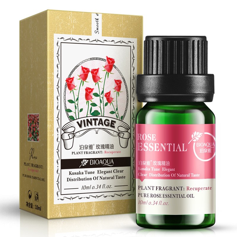 Lavender Rose Tea Tree Pure Essential Oil Moisturizing and Pore Shrinking Plant Oil Control