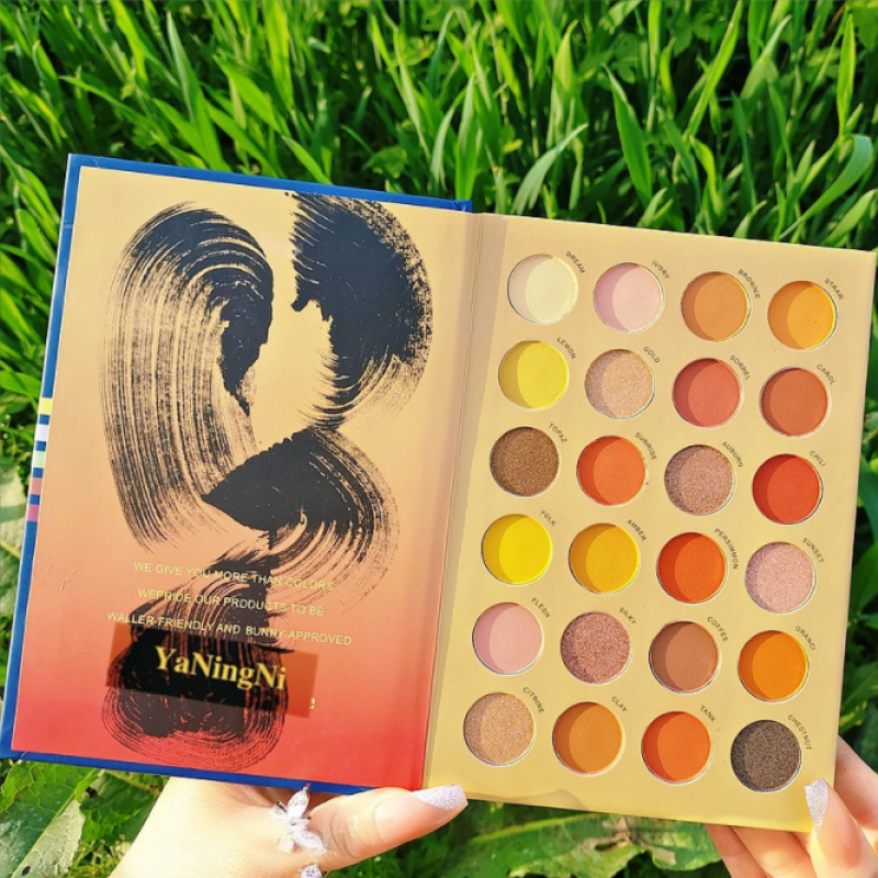 Popular 72 Color Three-dimensional Eye Shadow Disc Pearl Book Eye Shadow Long Lasting Waterproof Matte Eye Shadow Palette