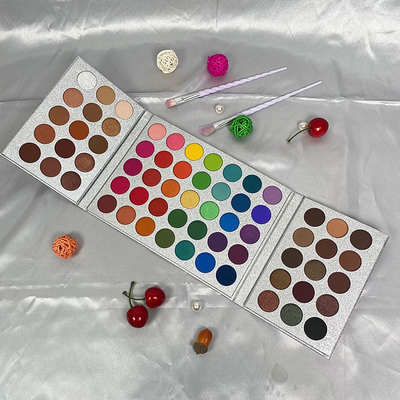 65 Colors Children's Eyeshadow Stage Show Make-up Eyeshadow Palette butterfly Heart Matte Glitter Eyeshadow