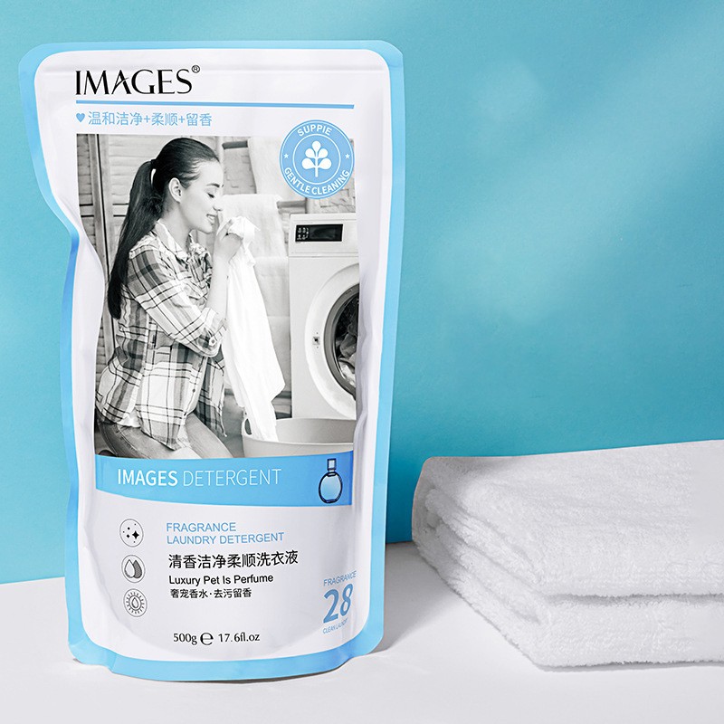 Fragrant, Clean and Supple Laundry Detergent, Laundry Care, Clean Hand, Easy to Clean, Bagged