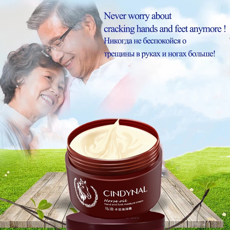 Wholesale Horse Oil Hand, Foot and Dry Heel Hand Cream Moisturizing Moisturizing Comfortable Care in Stock