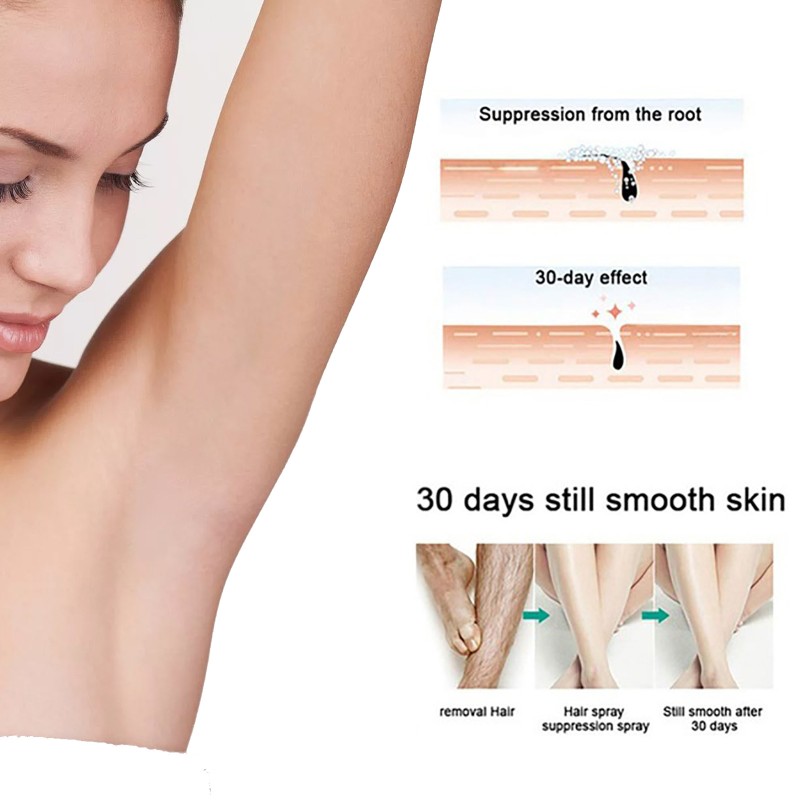 Depilation Cream Spray Mild Depilation in Armpit and Private Area Without Pain