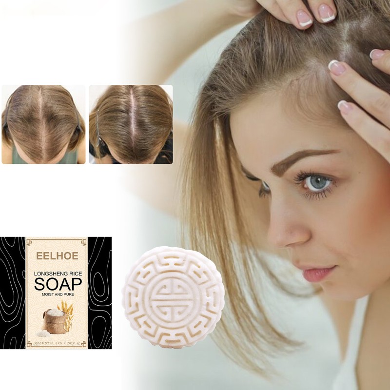 Rice Water Shampoo Soap Flower Soap Shampoo Nourishing Hair Care Hair Fury Care Soap