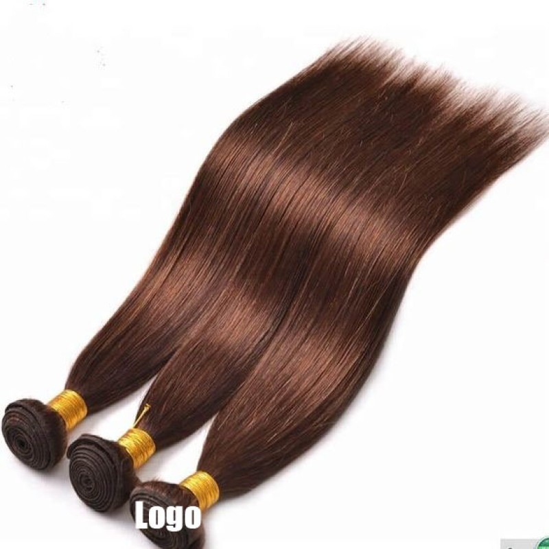 Wholesale 10-24inches 100% European Hair Chocolate Brown Straight Natural Pliable for Africa and the United States Hot Spot