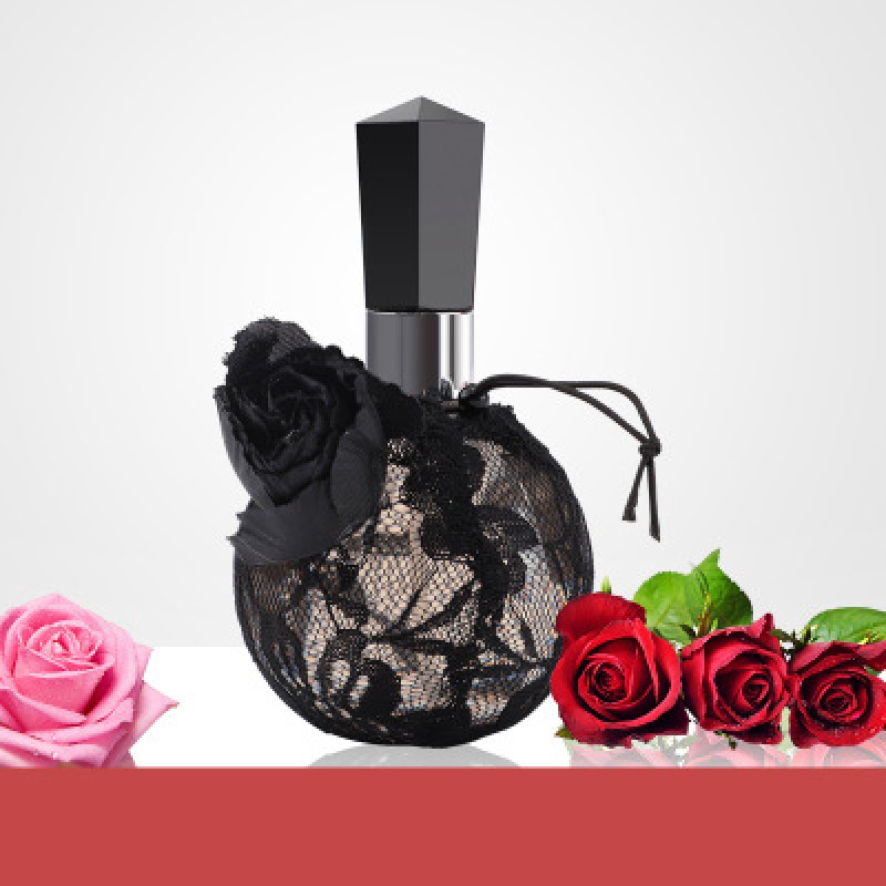 Midnight Rose Lace Lasting Perfume, Charm Flower and Fruit Fragrance 100ml Large Capacity