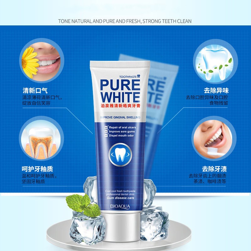 Fresh Mint Toothpaste Spearmint Tooth Care Oral Stain Remover Clean Care Toothpaste