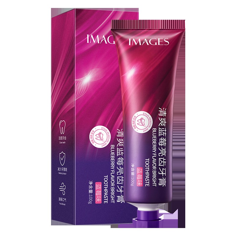 Fragrant Peach Herbal Toothpaste for Whitening Fresh Breath & Tartar Stain Removal Cleansing Deodorizing Tooth Care