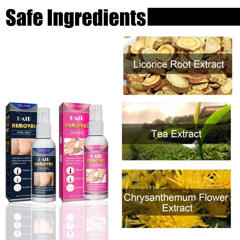 Depilation Cream Spray Mild Depilation in Armpit and Private Area Without Pain