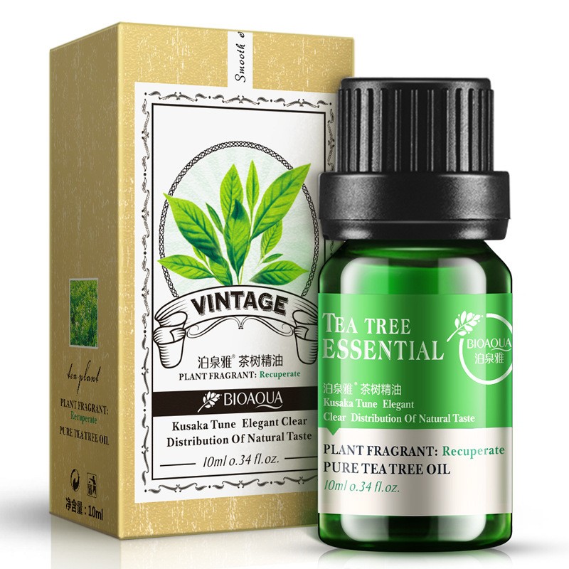 Lavender Rose Tea Tree Pure Essential Oil Moisturizing and Pore Shrinking Plant Oil Control