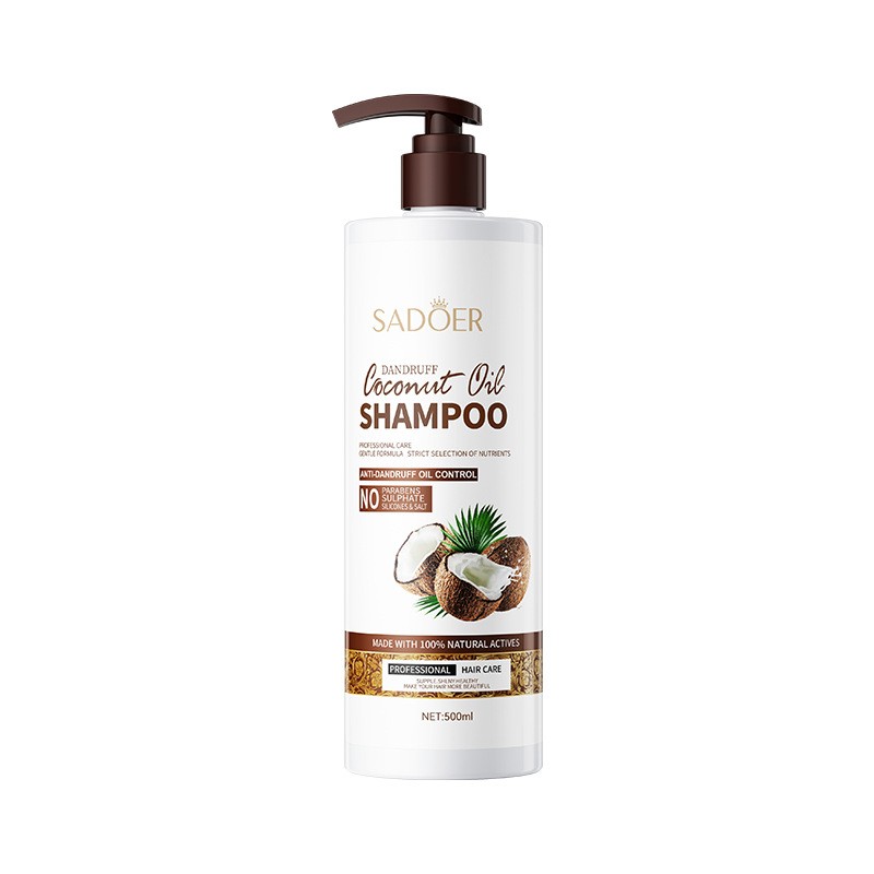 Coconut Shampoo Amino Acid Mild Cleaning and Oil Control 500ml Cross Border Foreign Trade Wholesale
