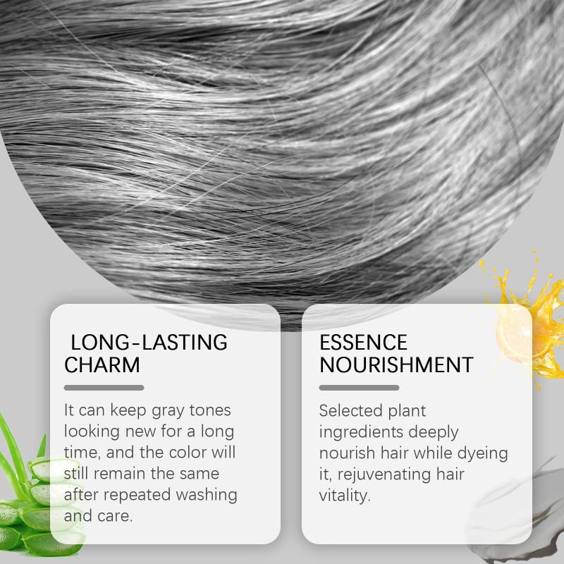 Wholesale Grey Hair Cream, Long-lasting Color-locking, Nourishing, Plant-based Hair Care, Gentle and Non-irritating