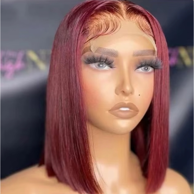 Wholesale 10 Inches Short BOB Wig  HD Transparent Lace Headpiece Brazilian, Vietnamese Best Sellers in Europe, America,  Africa