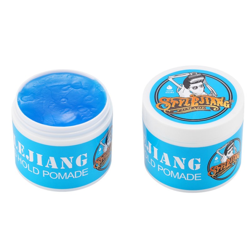 Edge Control Retro Hair Wax Pomade Skull Head Foreign Trade English Caramel Men Oil Head  120g Pomade