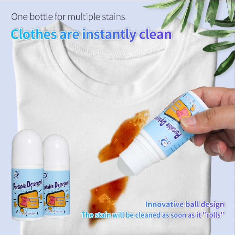 Clothes Stain Remover, Ball Roller, Oil Stain Remover, Non Washable White Clothes Ball Cleaner,  Oil Spot Remover Pen
