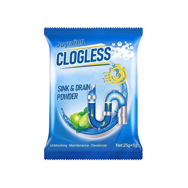 Drain Blockage Cleaning Powder Kitchen Bathroom Sewer Toilet Kitchen Blockage Cleaning Powder 30g