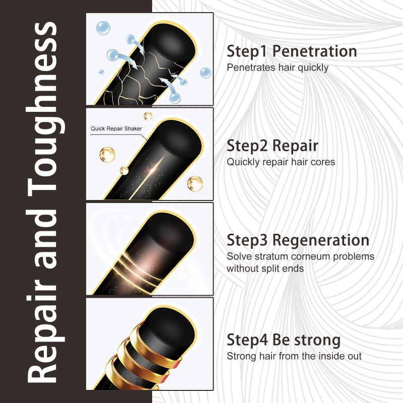 Best-Selling Keratin Herbal Hair Cream Mask Quick Repair and Nourishment No Steaming Required Makes Hair Smooth and Soft