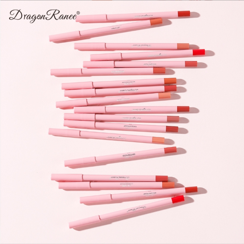 Lip Liner Waterproof Mist Matte Bean-sand Crocheted Lip Liner Lipgloss Pen Non-Fading Lip Liner Waterproof Lipstick Pen