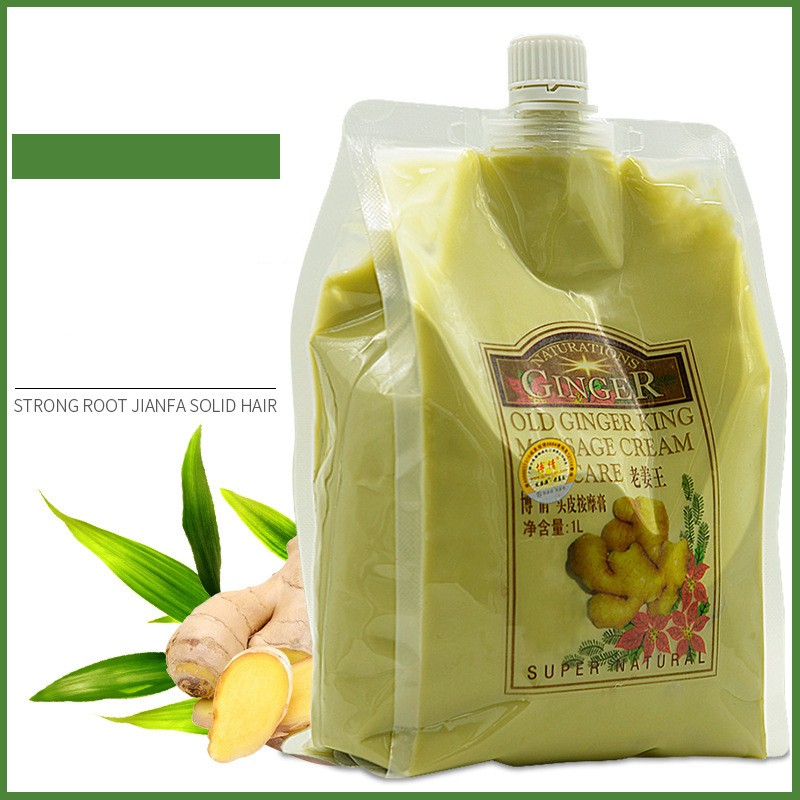 Ginger Shampoo Hair Conditioner Ginger King Ginger Scalp Massage Cream Moisturizes Smooth Scalp Soft Care Nourishes Hair