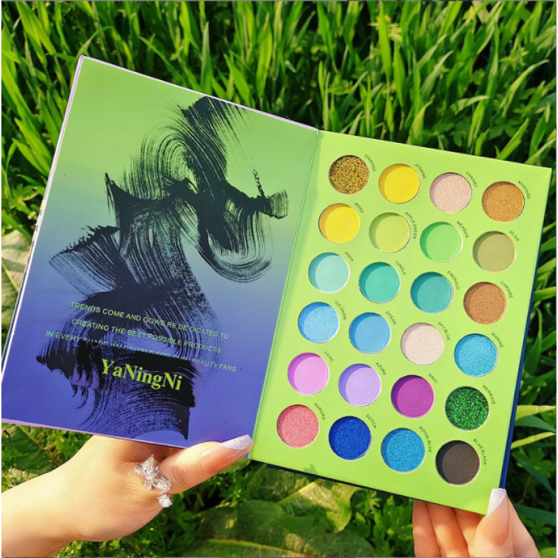 Popular 72 Color Three-dimensional Eye Shadow Disc Pearl Book Eye Shadow Long Lasting Waterproof Matte Eye Shadow Palette