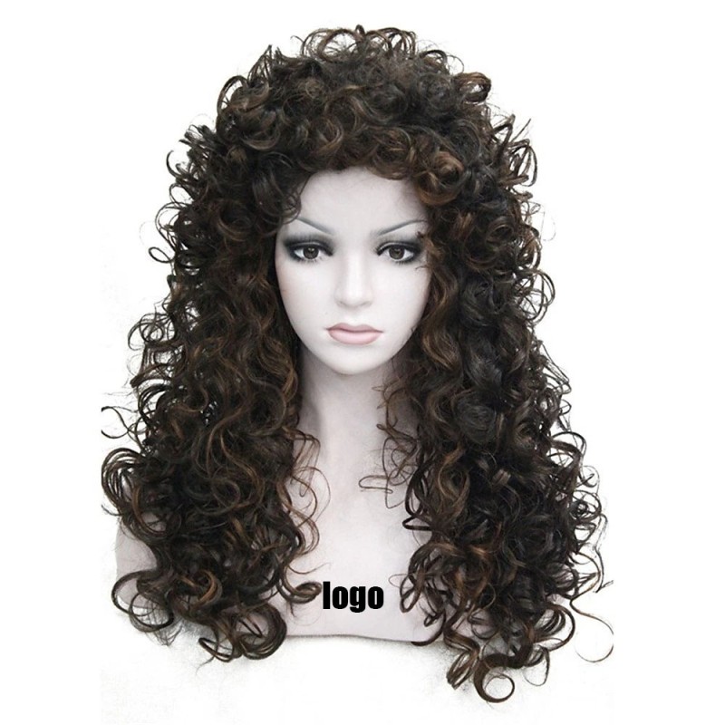 Portable  African Small Roll Wig Female Style Variety of Natural European and American Style