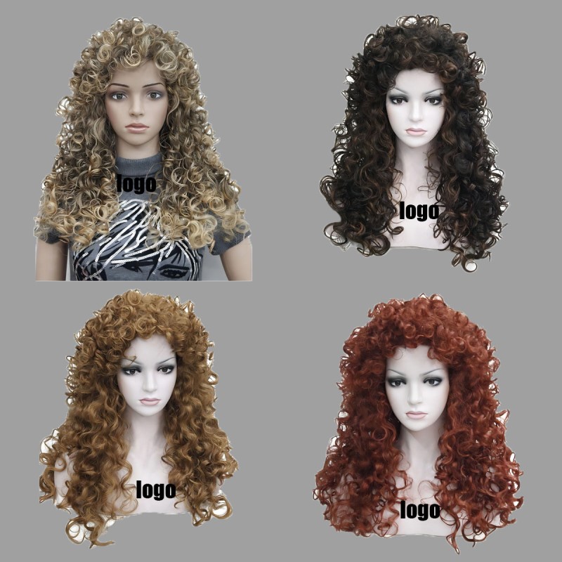 Portable  African Small Roll Wig Female Style Variety of Natural European and American Style
