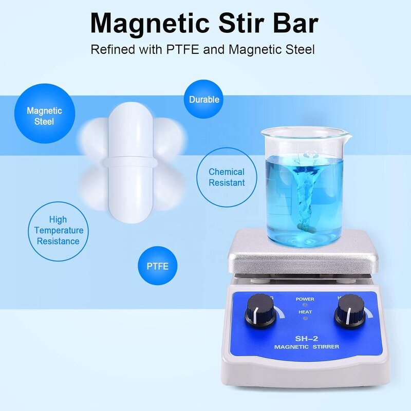 Magnetic Stirrer Bar Factory - OEM Direct Sale PTFE White Stir Bar